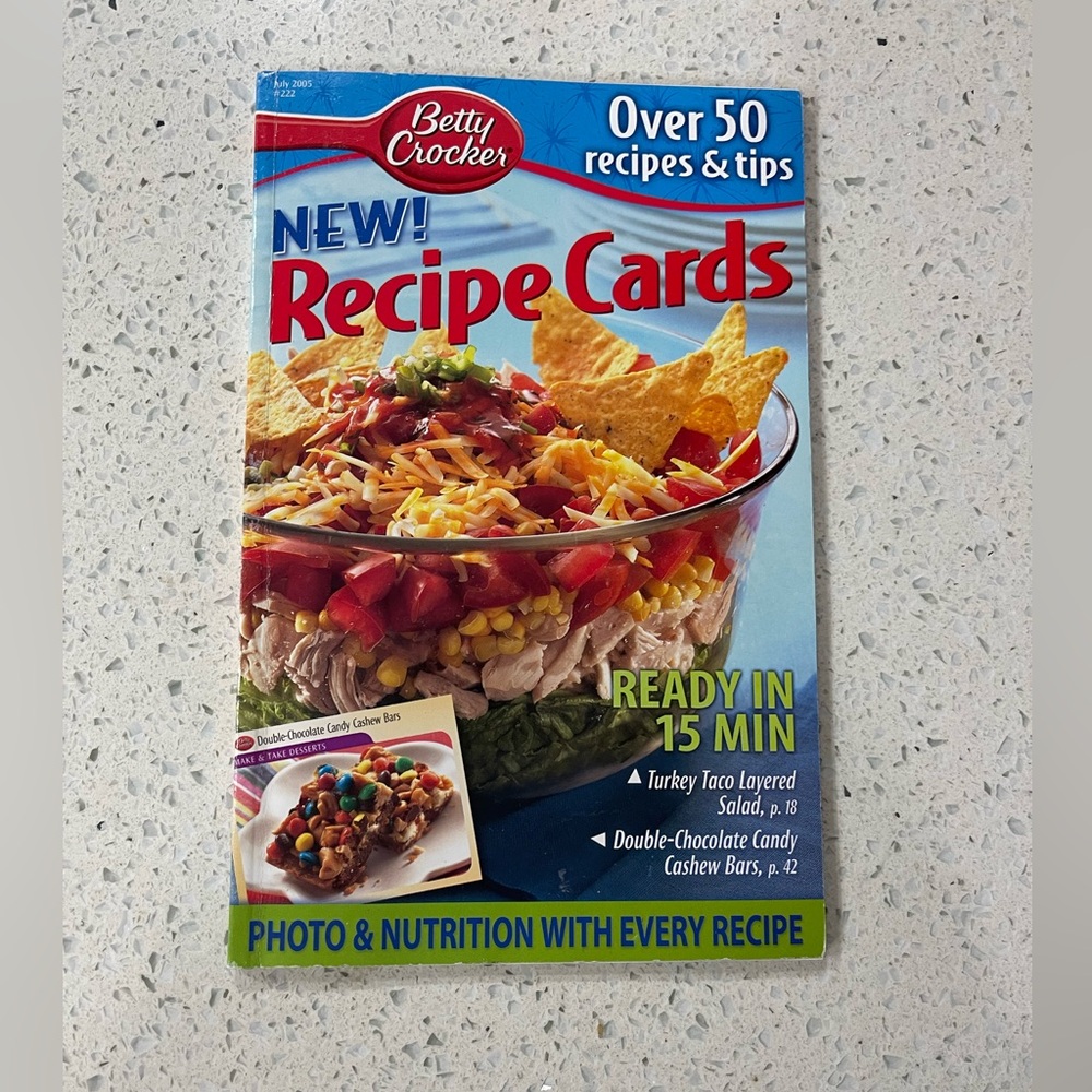 Betty crocker recipe cards